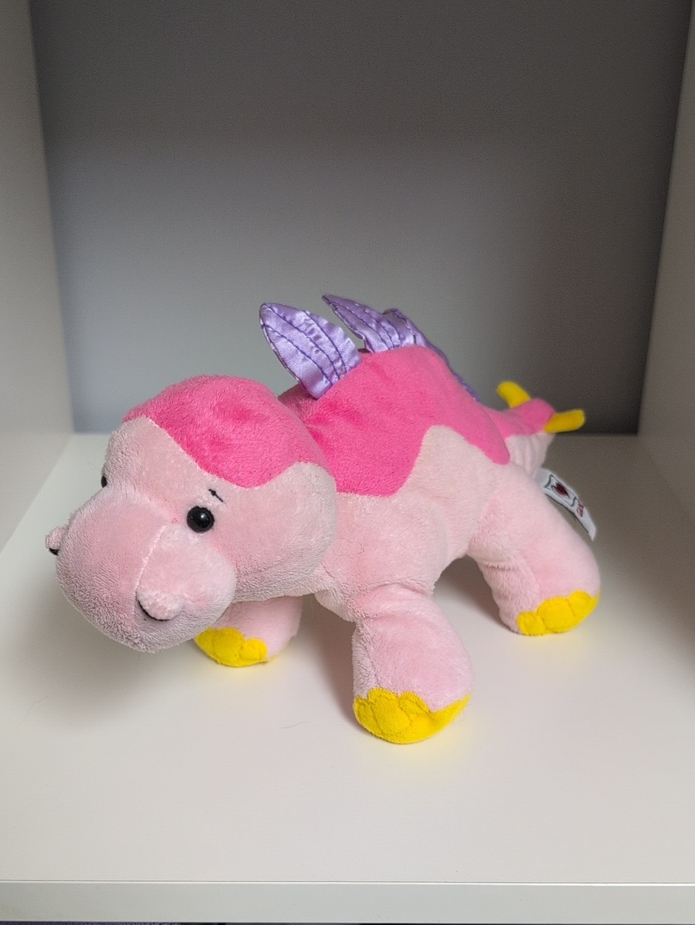 Webkinz Bubblegumasaurus Pink Dino Ganz Y2K Vintage Collectible Plush